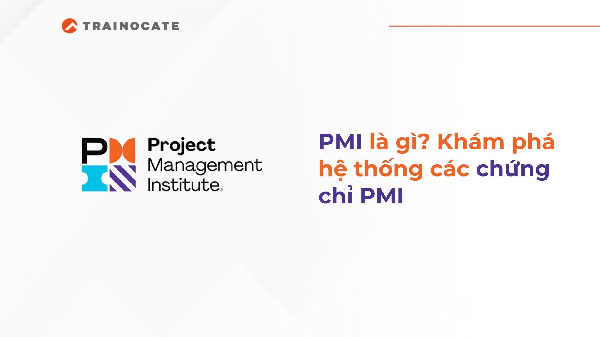PMI là gì? Khám phá hệ thống chứng chỉ PMI