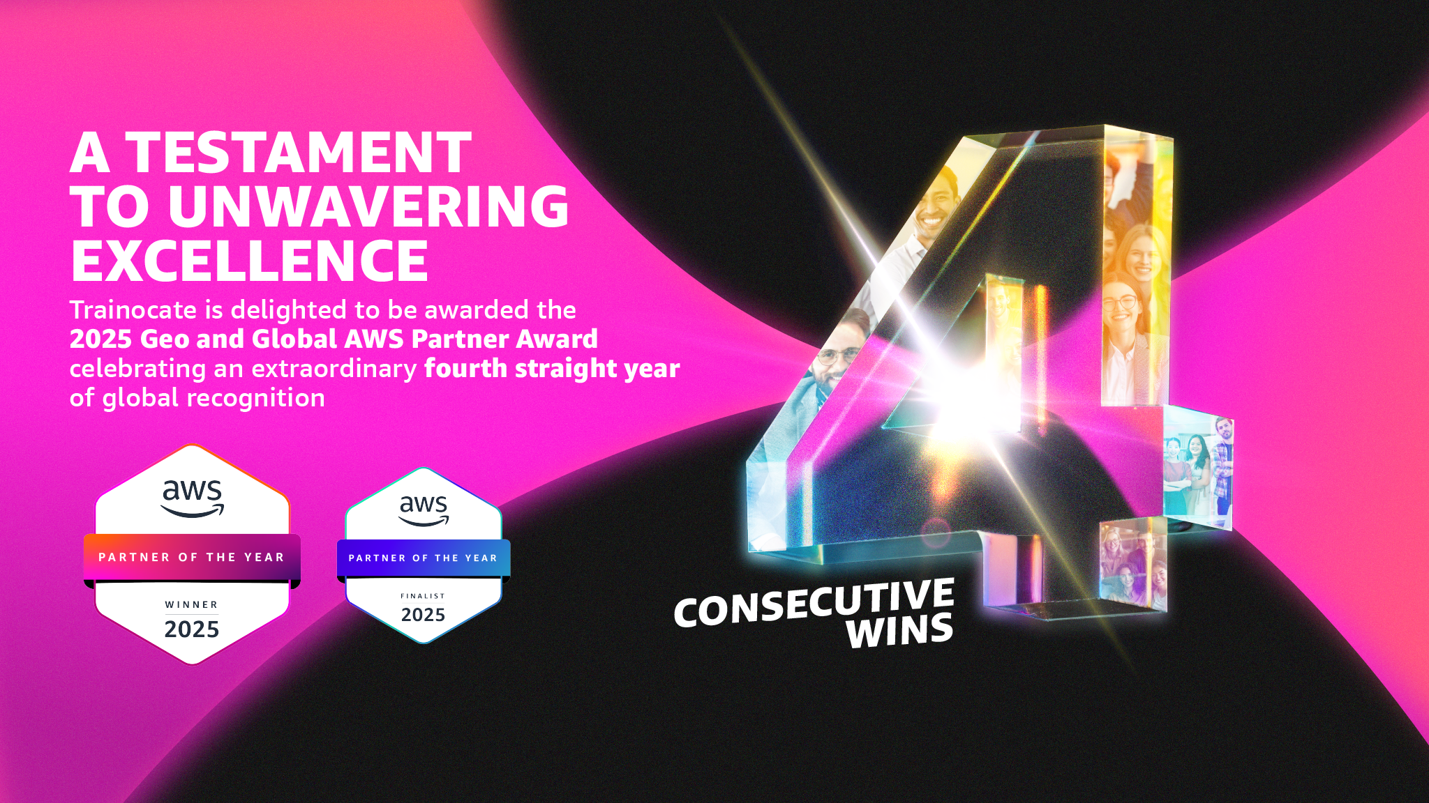 Trainocate đạt giải thưởng "Đối tác toàn cầu của AWS" lần thứ 4 liên tiếp